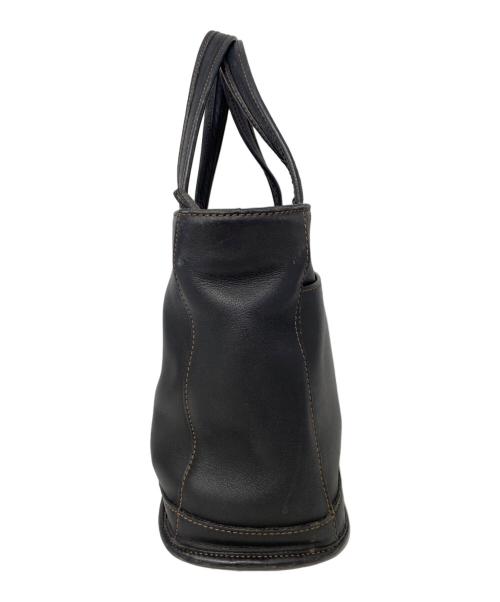 COACH（コーチ）COACH (コーチ) レザートートバッグ ブラックの古着・服飾アイテム