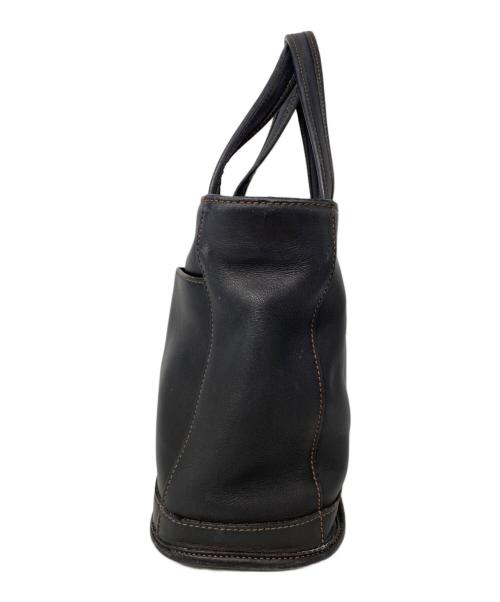 COACH（コーチ）COACH (コーチ) レザートートバッグ ブラックの古着・服飾アイテム