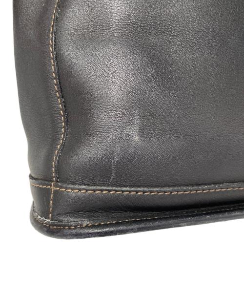 COACH（コーチ）COACH (コーチ) レザートートバッグ ブラックの古着・服飾アイテム