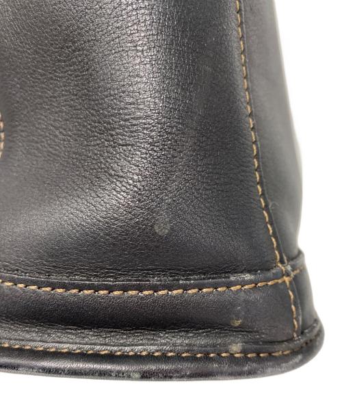 COACH（コーチ）COACH (コーチ) レザートートバッグ ブラックの古着・服飾アイテム