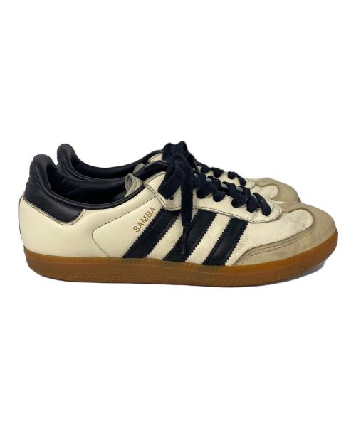 adidas（アディダス）adidas (アディダス) Samba アイボリー×ブラック サイズ:25cmの古着・服飾アイテム