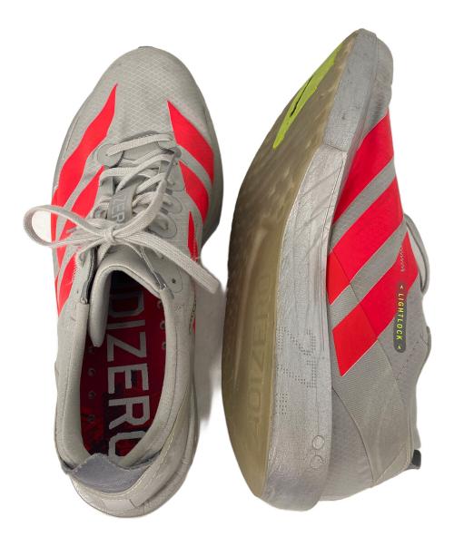 adidas（アディダス）adidas (アディダス) Adizero Japan 9 グレー×ピンク サイズ:25.5cmの古着・服飾アイテム