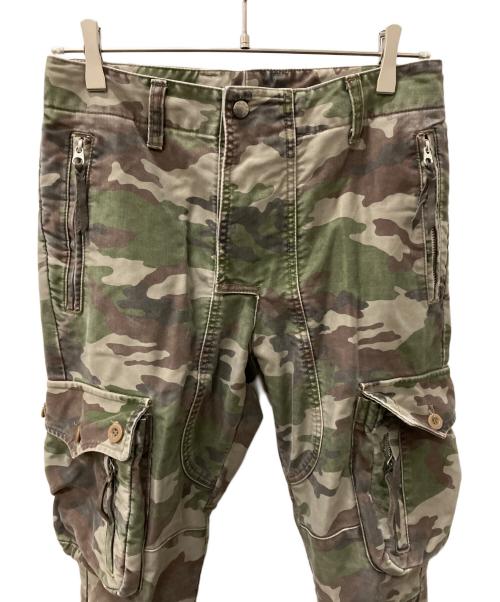 Max Fritz（マックスフリッツ）MAX FRITZ (マックスフリッツ) カーゴパンツ グリーン サイズ:Freeの古着・服飾アイテム