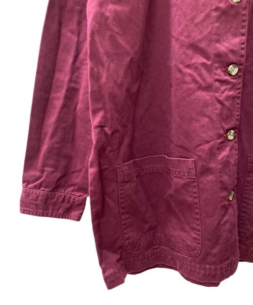 CABIN CREEK（キャビン クリーク）cabin creek (キャビン クリーク) カバーオール ワインレッド サイズ:Lの古着・服飾アイテム