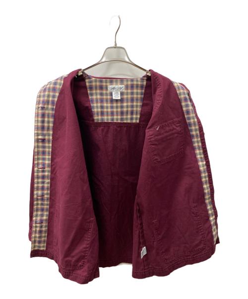 CABIN CREEK（キャビン クリーク）cabin creek (キャビン クリーク) カバーオール ワインレッド サイズ:Lの古着・服飾アイテム