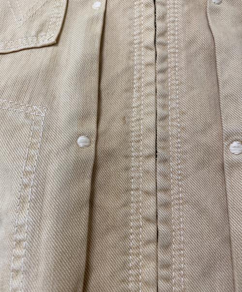 Wrangler（ラングラー）Wrangler (ラングラー) デニムジャケット カーキ サイズ:Mの古着・服飾アイテム