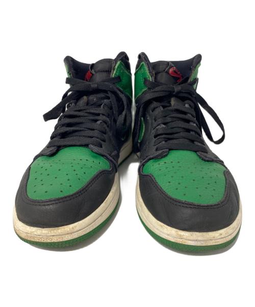 NIKE（ナイキ）NIKE (ナイキ) Air Jordan 1 Retro High OG ブラック×グリーン サイズ:26cmの古着・服飾アイテム