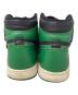 中古・古着 NIKE (ナイキ) Air Jordan 1 Retro High OG ブラック×グリーン サイズ:26cm：6000円