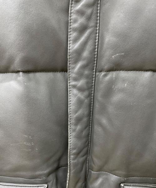 COMME CA COLLECTION（コムサコレクション）COMME CA COLLECTION (コムサコレクション) レザーダウンジャケット グレー サイズ:Freeの古着・服飾アイテム