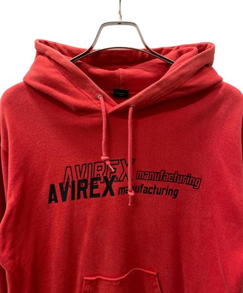 AVIREX（アヴィレックス）AVIREX (アヴィレックス) プルオーバーパーカー レッド サイズ:LLの古着・服飾アイテム