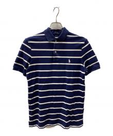 POLO RALPH LAUREN（ポロ・ラルフローレン）の古着「ポロシャツ」｜ホワイト×ネイビー