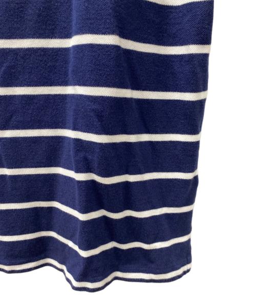 POLO RALPH LAUREN（ポロ・ラルフローレン）POLO RALPH LAUREN (ポロ・ラルフローレン) ポロシャツ ホワイト×ネイビー サイズ:XSの古着・服飾アイテム