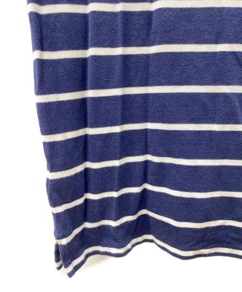 POLO RALPH LAUREN（ポロ・ラルフローレン）POLO RALPH LAUREN (ポロ・ラルフローレン) ポロシャツ ホワイト×ネイビー サイズ:XSの古着・服飾アイテム