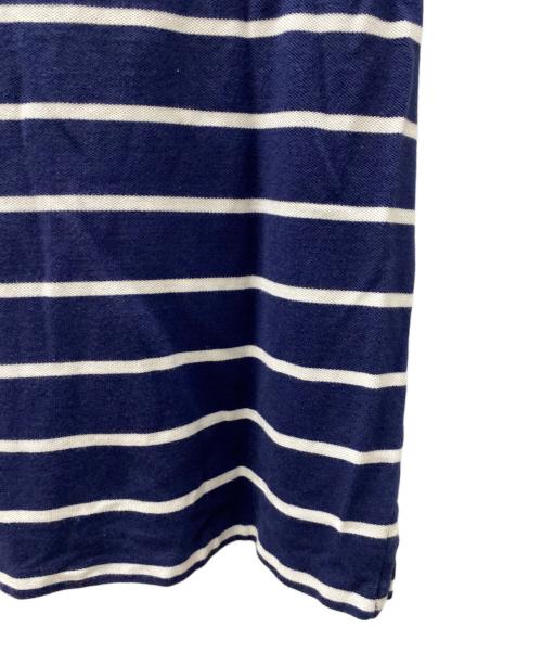 POLO RALPH LAUREN（ポロ・ラルフローレン）POLO RALPH LAUREN (ポロ・ラルフローレン) ポロシャツ ホワイト×ネイビー サイズ:XSの古着・服飾アイテム