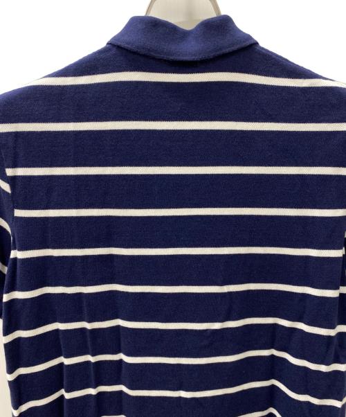 POLO RALPH LAUREN（ポロ・ラルフローレン）POLO RALPH LAUREN (ポロ・ラルフローレン) ポロシャツ ホワイト×ネイビー サイズ:XSの古着・服飾アイテム