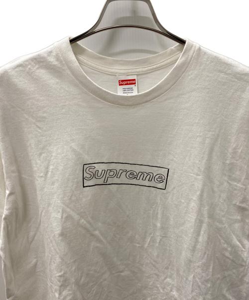 SUPREME（シュプリーム）Supreme (シュプリーム) KAWS CHALK LOGO TEE ホワイト サイズ:Lの古着・服飾アイテム