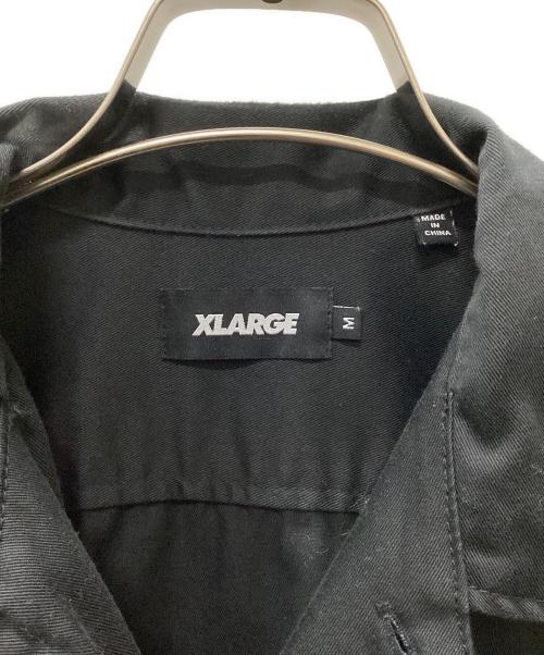 X-LARGE（エクストララージ）X-LARGE (エクストララージ) S/S OG WORK SHIRT ブラック サイズ:Mの古着・服飾アイテム
