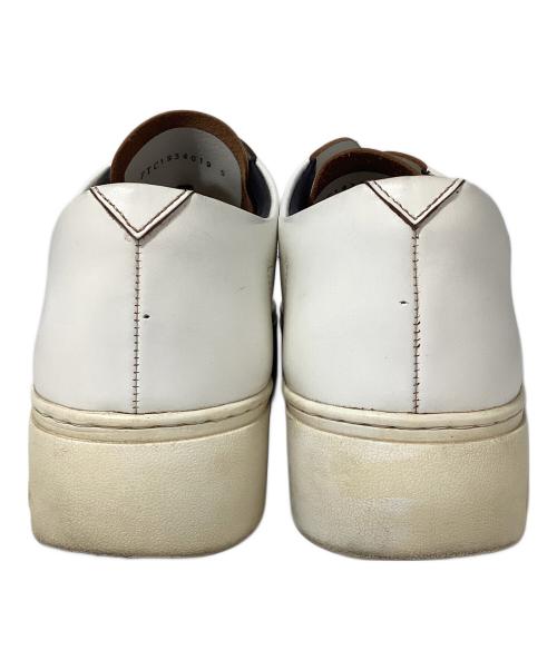 foot the coacher（フットザコーチャー）foot the coacher (フットザコーチャー) DOUBLE LACED シューズ ホワイト サイズ:9の古着・服飾アイテム