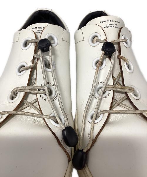 foot the coacher（フットザコーチャー）foot the coacher (フットザコーチャー) DOUBLE LACED シューズ ホワイト サイズ:9の古着・服飾アイテム