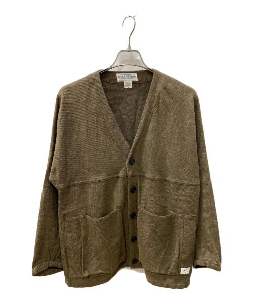 SASSAFRAS（ササフラス）SASSAFRAS (ササフラス) 厚手カーディガン オリーブ サイズ:Sの古着・服飾アイテム