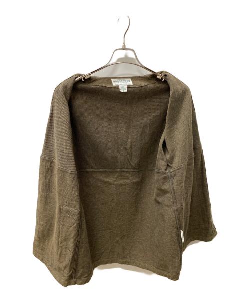 SASSAFRAS（ササフラス）SASSAFRAS (ササフラス) 厚手カーディガン オリーブ サイズ:Sの古着・服飾アイテム
