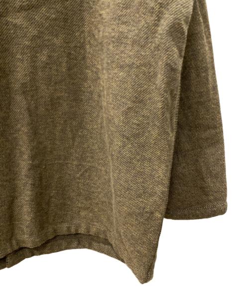 SASSAFRAS（ササフラス）SASSAFRAS (ササフラス) 厚手カーディガン オリーブ サイズ:Sの古着・服飾アイテム
