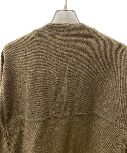 SASSAFRAS（ササフラス）SASSAFRAS (ササフラス) 厚手カーディガン オリーブ サイズ:Sの古着・服飾アイテム