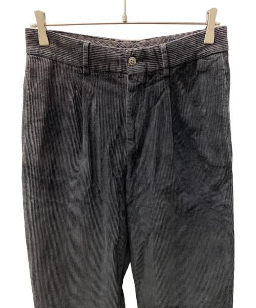 riccardo metha（リカルドメッサ）RICCARDO METHA (リカルドメッサ) 1TUCK WIDE PANTS 8walle CORDUROY SOLID ブラック サイズ:46の古着・服飾アイテム