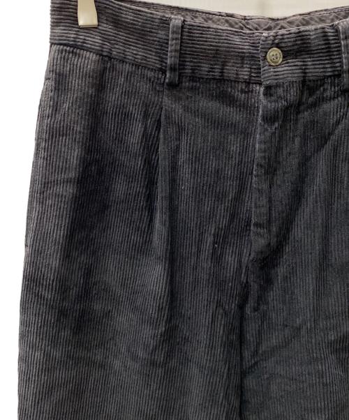 riccardo metha（リカルドメッサ）RICCARDO METHA (リカルドメッサ) 1TUCK WIDE PANTS 8walle CORDUROY SOLID ブラック サイズ:46の古着・服飾アイテム