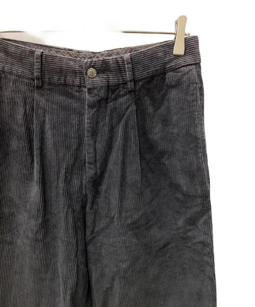 riccardo metha（リカルドメッサ）RICCARDO METHA (リカルドメッサ) 1TUCK WIDE PANTS 8walle CORDUROY SOLID ブラック サイズ:46の古着・服飾アイテム