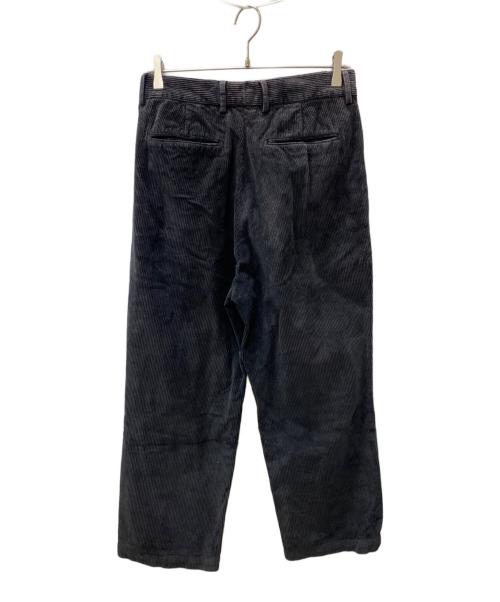 riccardo metha（リカルドメッサ）RICCARDO METHA (リカルドメッサ) 1TUCK WIDE PANTS 8walle CORDUROY SOLID ブラック サイズ:46の古着・服飾アイテム