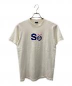 stussyステューシー）の古着「ScロゴTシャツ」｜ホワイト