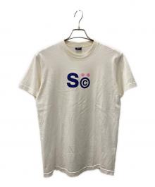 stussy（ステューシー）の古着「ScロゴTシャツ」｜ホワイト