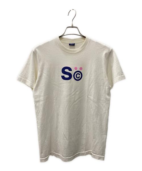 stussy（ステューシー）stussy (ステューシー) ScロゴTシャツ ホワイト サイズ:Mediumの古着・服飾アイテム