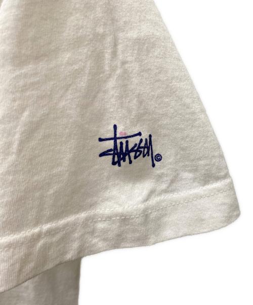 stussy（ステューシー）stussy (ステューシー) ScロゴTシャツ ホワイト サイズ:Mediumの古着・服飾アイテム