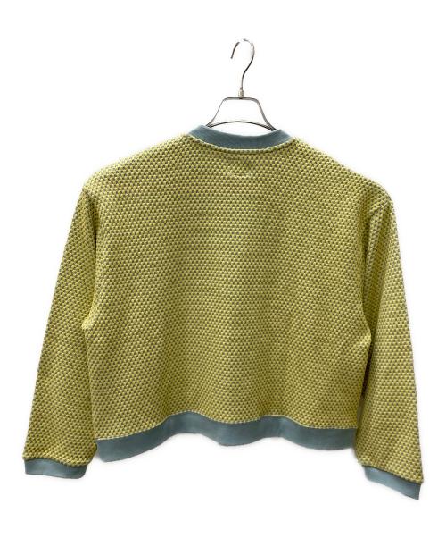 LEE（リー）LEE (リー) 厚手ニット イエロー×ブルー サイズ:M 未使用品の古着・服飾アイテム