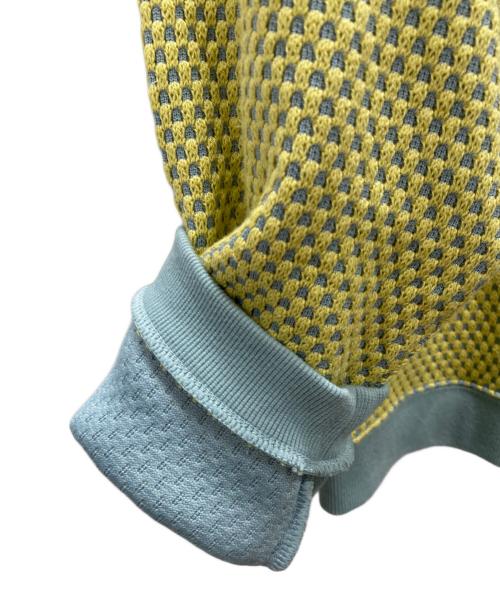 LEE（リー）LEE (リー) 厚手ニット イエロー×ブルー サイズ:M 未使用品の古着・服飾アイテム