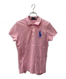 RALPH LAUREN（ラルフローレン）の古着「ポロシャツ」｜ピンク