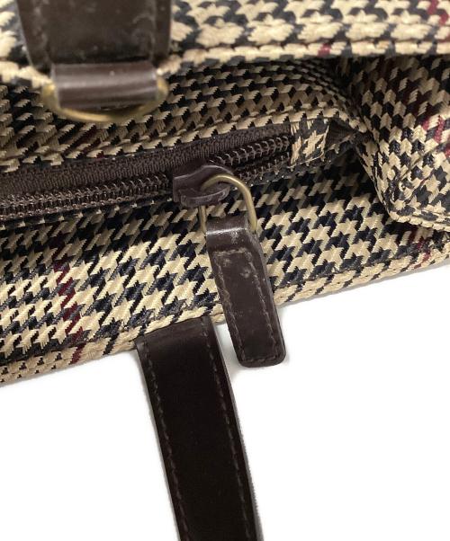 LAUREN RALPH LAUREN（ローレン ラルフ ローレン）LAUREN RALPH LAUREN (ローレン ラルフ ローレン) トートバッグ ベージュの古着・服飾アイテム