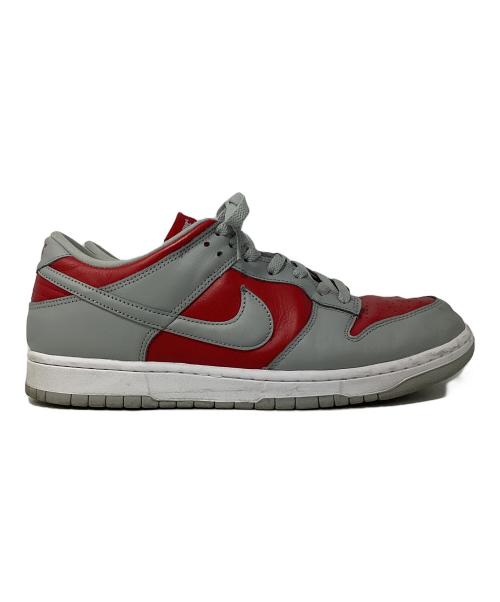 NIKE（ナイキ）NIKE (ナイキ) Nike Dunk Low グレー×レッド サイズ:30cmの古着・服飾アイテム