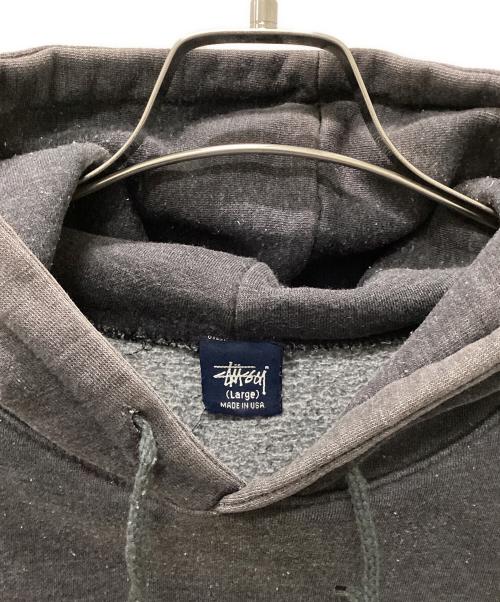stussy（ステューシー）stussy (ステューシー) パーカー ブラック サイズ:Largeの古着・服飾アイテム