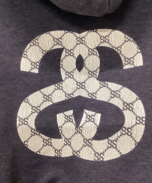 stussy（ステューシー）stussy (ステューシー) パーカー ブラック サイズ:Largeの古着・服飾アイテム