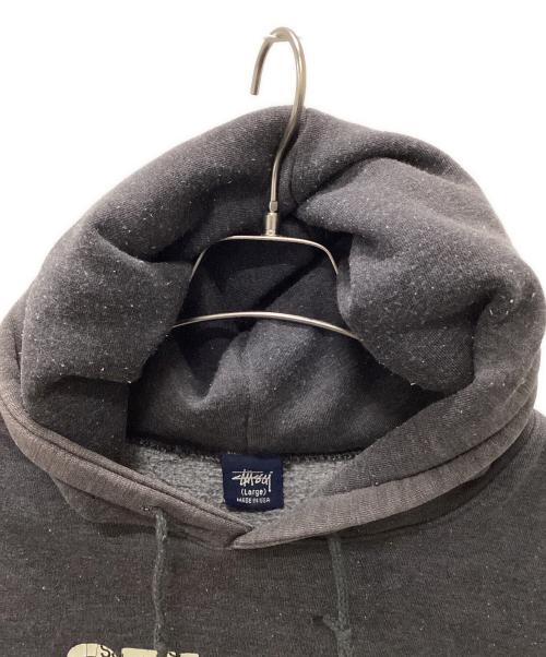 stussy（ステューシー）stussy (ステューシー) パーカー ブラック サイズ:Largeの古着・服飾アイテム