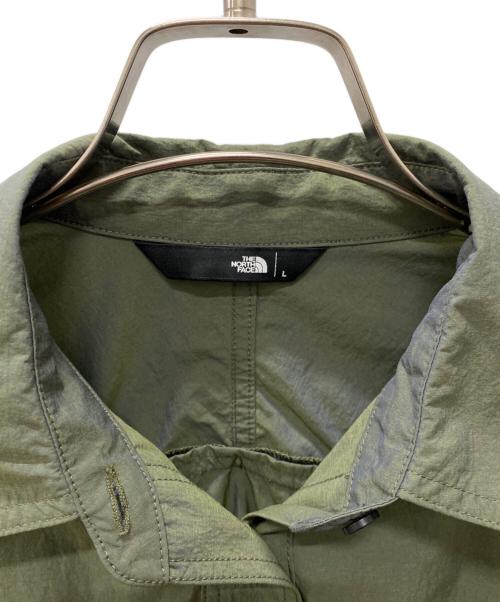 THE NORTH FACE（ザ ノース フェイス）THE NORTH FACE (ザ ノース フェイス) L/Sクラッドシャツ グリーン サイズ:Lの古着・服飾アイテム