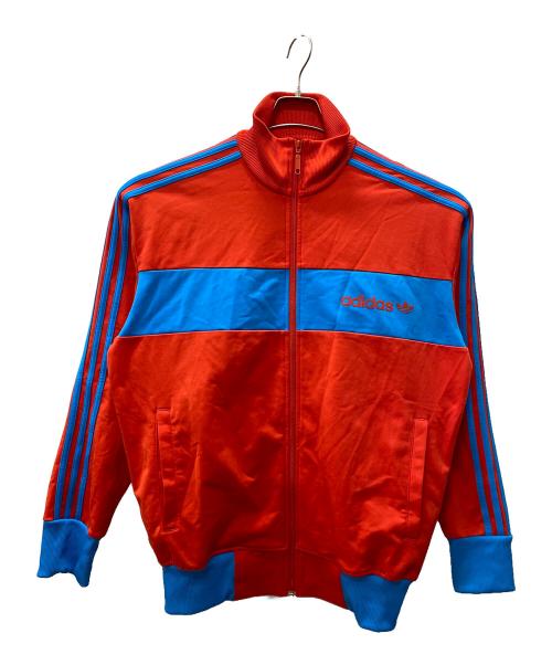adidas（アディダス）adidas (アディダス) トラックジャケット レッド×ブルー サイズ:表記無しの古着・服飾アイテム