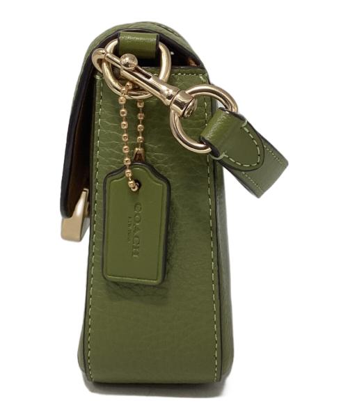 COACH（コーチ）COACH (コーチ) チェーンショルダーバッグ オリーブの古着・服飾アイテム