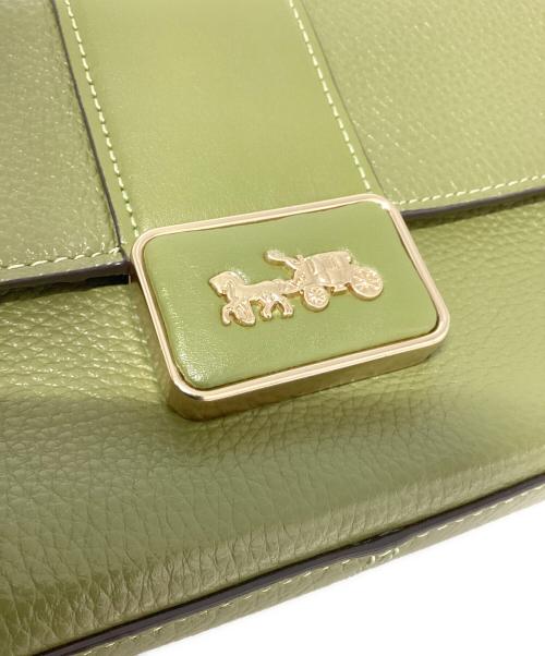COACH（コーチ）COACH (コーチ) チェーンショルダーバッグ オリーブの古着・服飾アイテム