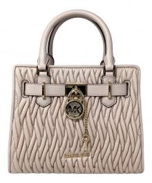 MICHAEL KORS（マイケルコース）の古着「ハミルトン デニム サッチェル スモール」｜ピンク