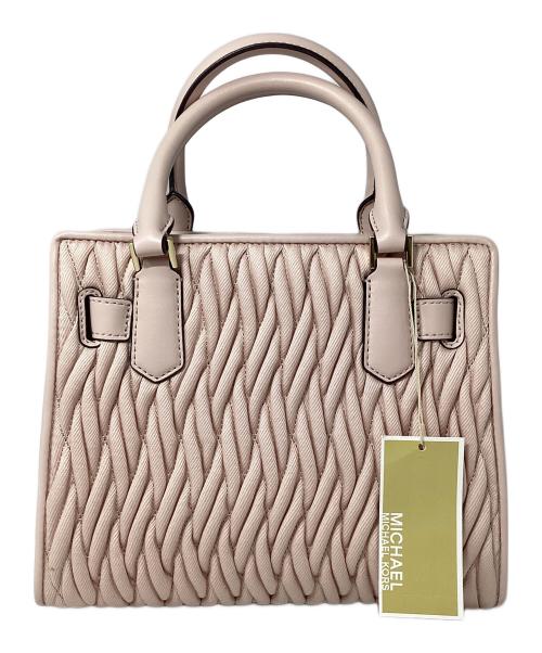 MICHAEL KORS（マイケルコース）MICHAEL KORS (マイケルコース) ハミルトン デニム サッチェル スモール ピンクの古着・服飾アイテム