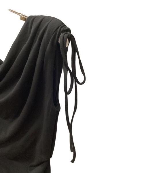 Snidel（スナイデル）Snidel (スナイデル) ドレープカットワンピ ブラック サイズ:ONE SIZEの古着・服飾アイテム